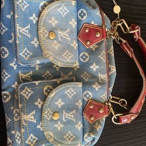 Monogram Denim Authentic Louis Vuitton Bag